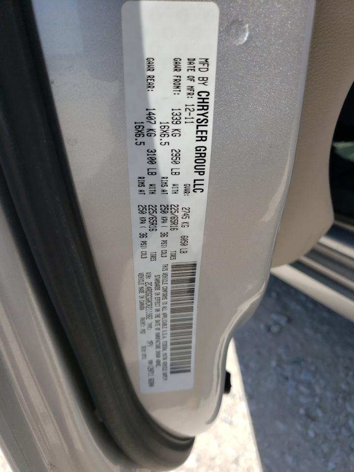 Photo 10 from auction – 2012 DODGE GRAND CARA with VIN 2C4RDGCG0CR211982