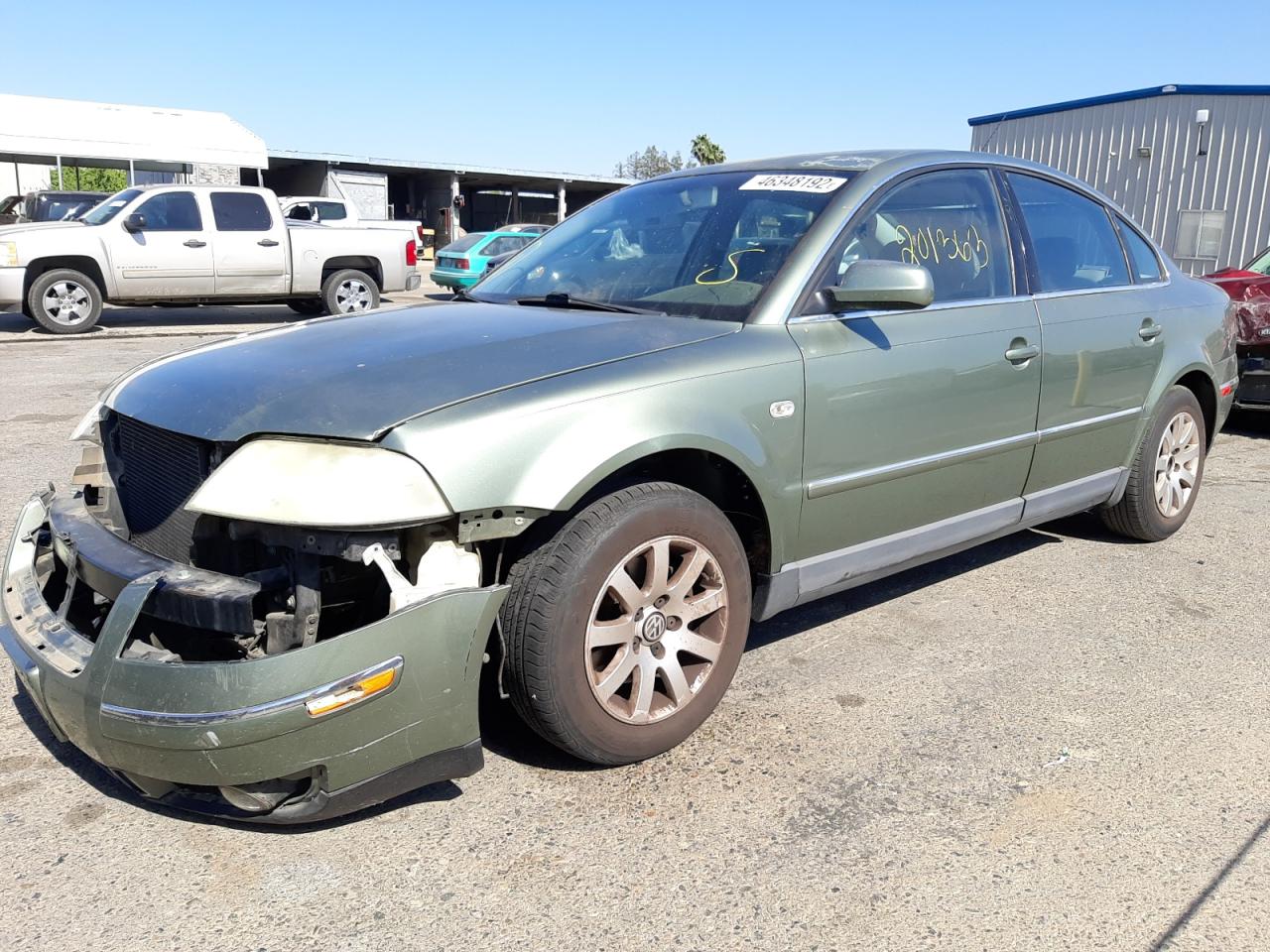 Photo 2 from auction – 2001 VOLKSWAGEN PASSAT GLS with VIN WVWPD63B01E117259