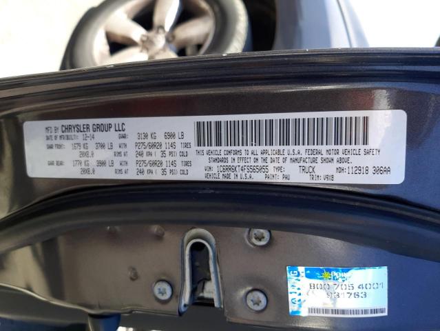 Photo 10 from auction – 2015 RAM 1500 ST with VIN 1C6RR6KT4FS565055