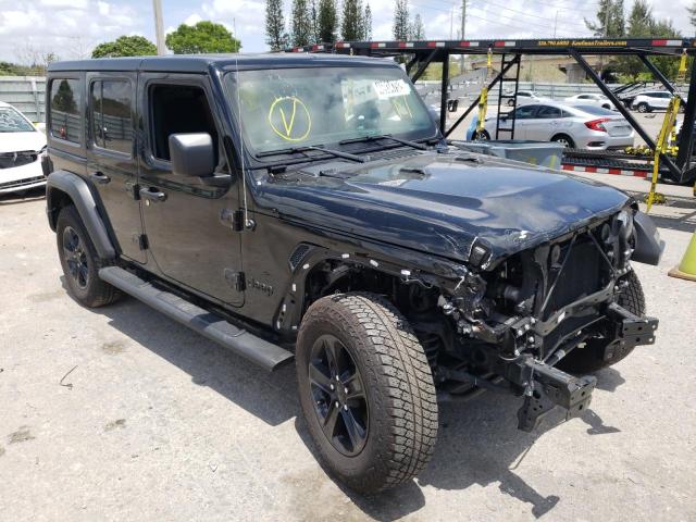 Photo 1 from auction – 2021 JEEP WRANGLER U with VIN 1C4HJXDM3MW590803