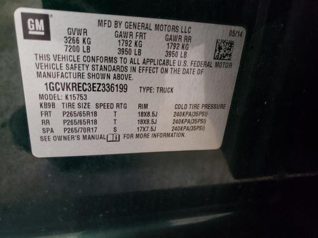 Photo 10 from auction – 2014 CHEVROLET SILVERADO with VIN 1GCVKREC3EZ336199