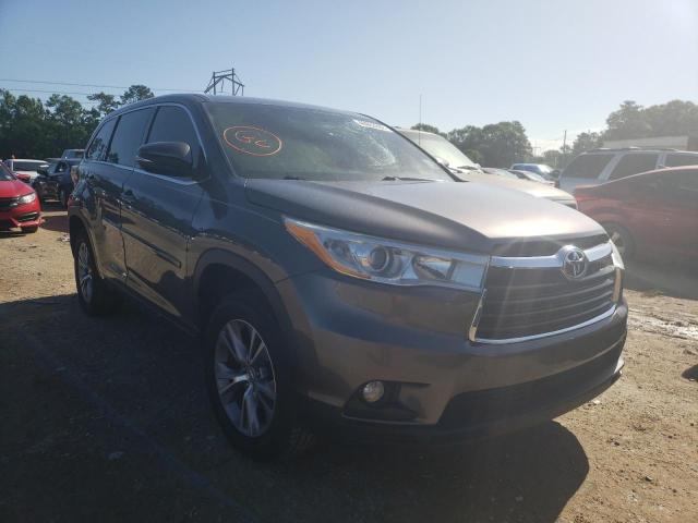 TOYOTA HIGHLANDER 2014 with VIN 5TDZKRFH1ES034889 - Photo from auction