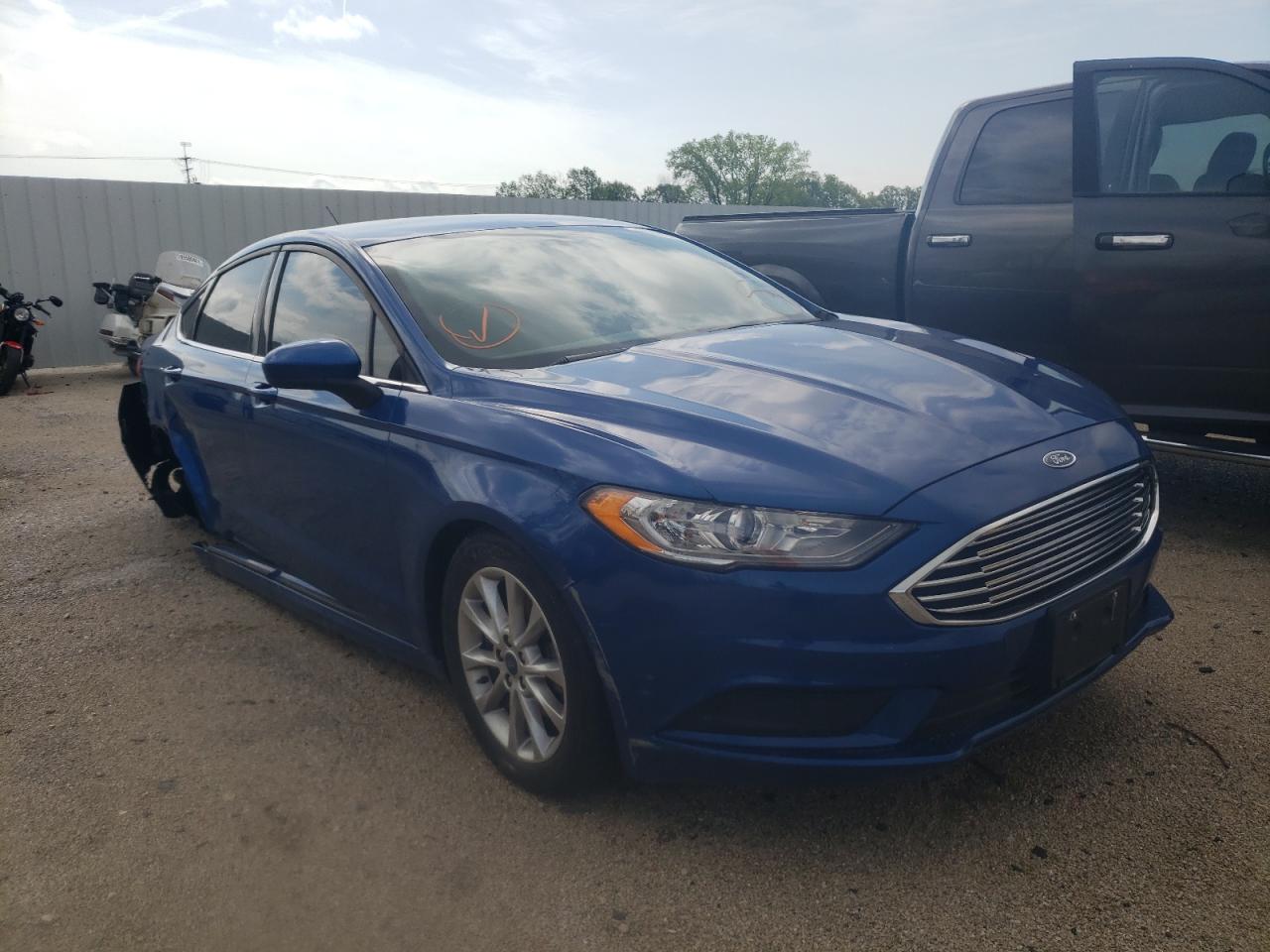 Photo 1 from auction – 2017 FORD FUSION SE with VIN 3FA6P0HD1HR195492