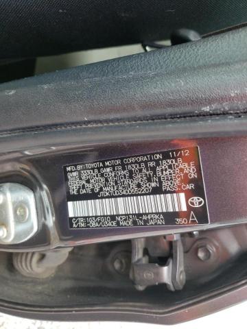 Photo 10 from auction – 2013 TOYOTA YARIS with VIN JTDKTUD34DD552207