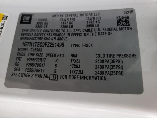 Photo 10 from auction – 2015 GMC SIERRA C15 with VIN 1GTN1TEC9FZ251496