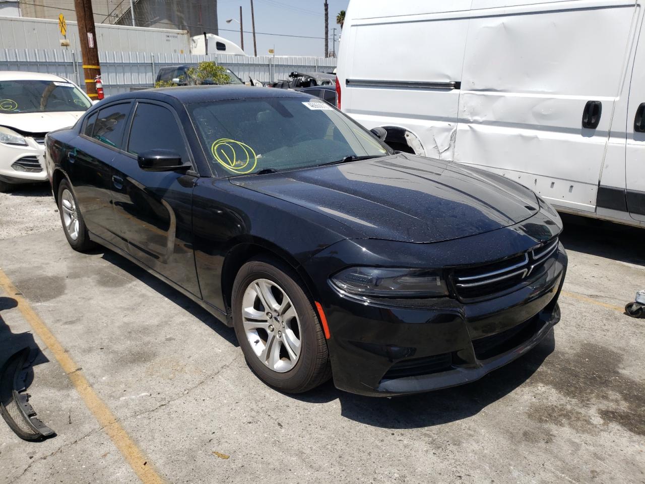 DODGE CHARGER SE 2015 with VIN 2C3CDXBG4FH813175 - Photo from auction