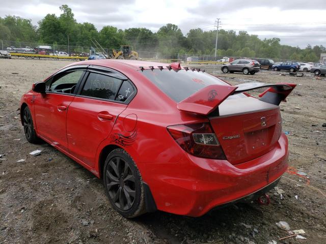 Photo 3 from auction – 2012 HONDA CIVIC SI with VIN 2HGFB6E56CH704037