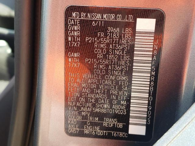 Photo 10 from auction – 2011 NISSAN JUKE S with VIN JN8AF5MR8BT019023
