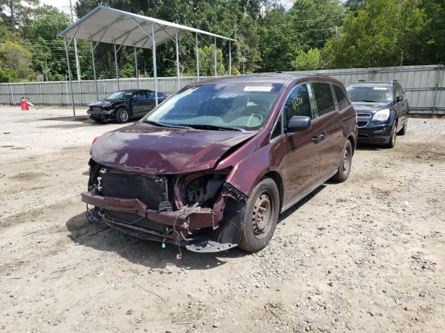 Photo 2 from auction – 2012 HONDA ODYSSEY LX with VIN 5FNRL5H28CB073236