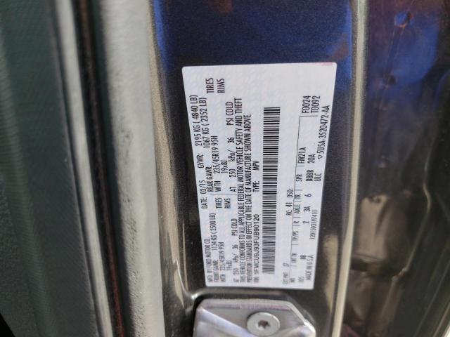 Photo 10 from auction – 2015 FORD ESCAPE TIT with VIN 1FMCU9J93FUB90120