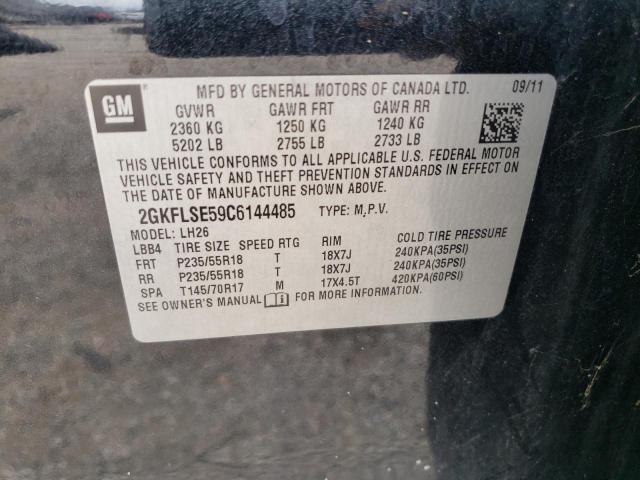 Photo 10 from auction – 2012 GMC TERRAIN SL with VIN 2GKFLSE59C6144485