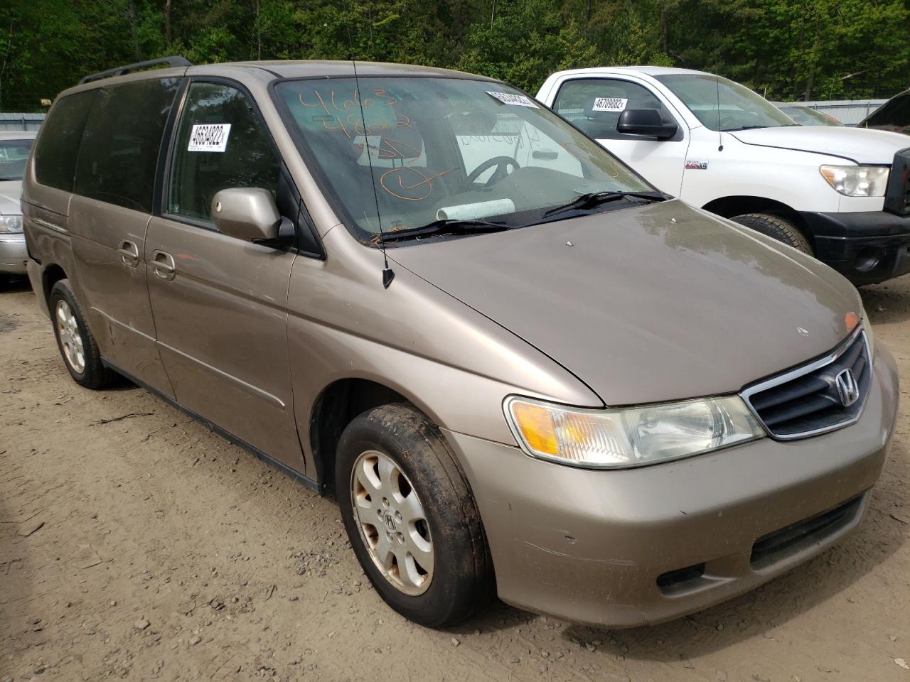 HONDA ODYSSEY EX 2004 with VIN 5FNRL189X4B006113 - Photo from auction