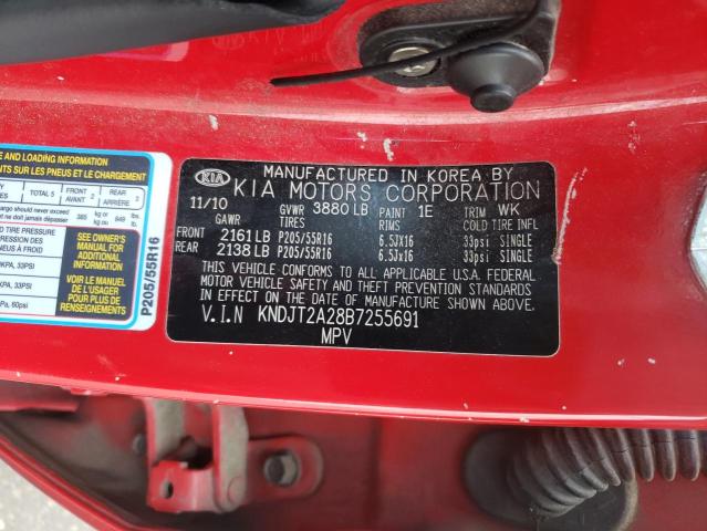 Снимка 10 от търг – 2011 KIA SOUL + с VIN KNDJT2A28B7255691