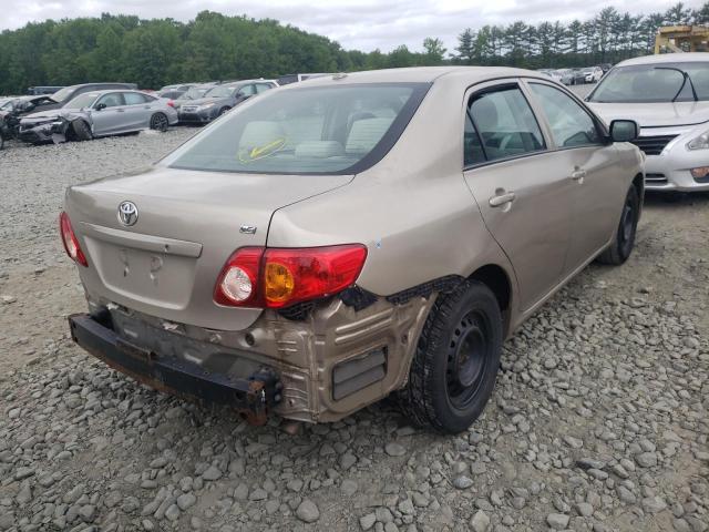 Photo 4 from auction – 2009 TOYOTA COROLLA BA with VIN 2T1BU40E79C148262