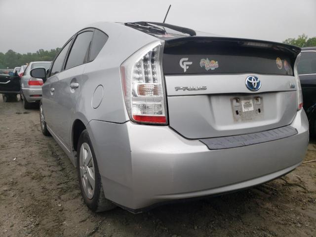 Photo 3 from auction – 2010 TOYOTA PRIUS with VIN JTDKN3DU9A0109311