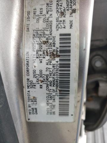 Photo 10 from auction – 2001 TOYOTA 4RUNNER SR with VIN JT3HN86R610332314