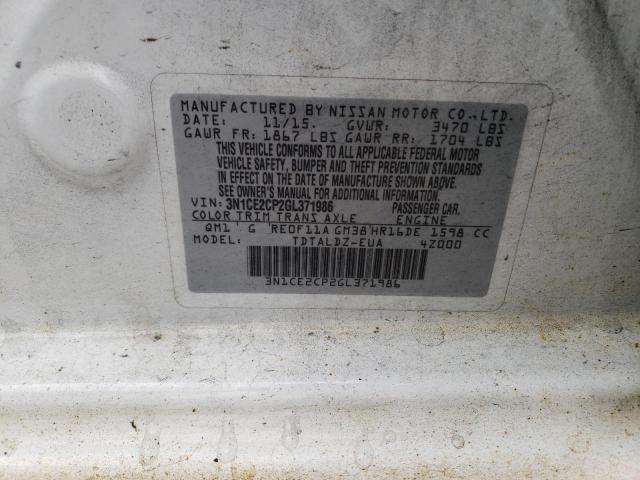 Photo 10 from auction – 2016 NISSAN VERSA NOTE with VIN 3N1CE2CP2GL371986