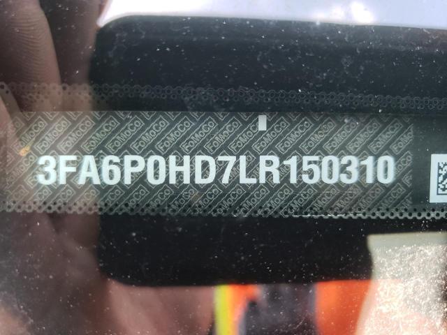 Photo 10 from auction – 2020 FORD FUSION SE with VIN 3FA6P0HD7LR150310