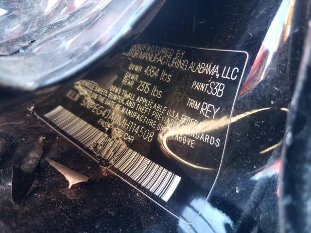 Photo 10 from auction – 2021 HYUNDAI SONATA SE with VIN 5NPEG4JA0MH114508