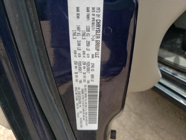 Photo 10 from auction – 2014 CHRYSLER TOWN & COU with VIN 2C4RC1BG7ER445282