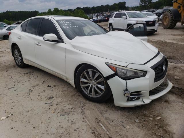 INFINITI Q50 BASE 2014 with VIN JN1BV7AP1EM680850 - Photo from auction