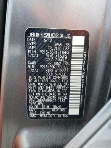 Photo 10 from auction – 2012 NISSAN JUKE S with VIN JN8AF5MRXCT115821