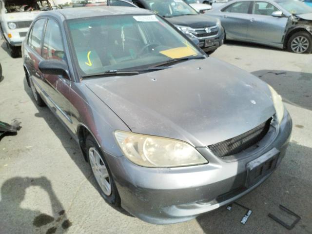 Photo 1 from auction – 2005 HONDA CIVIC DX with VIN 2HGES16405H586980