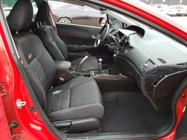 Photo 5 from auction – 2012 HONDA CIVIC SI with VIN 2HGFB6E56CH704037