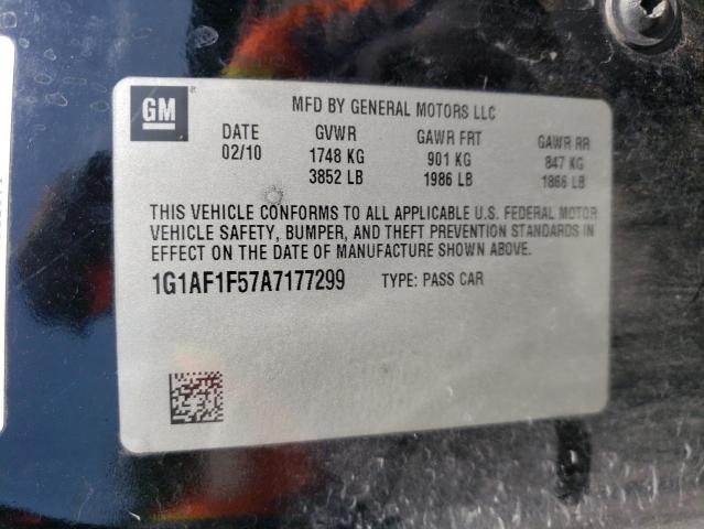 Photo 10 from auction – 2010 CHEVROLET COBALT 2LT with VIN 1G1AF1F57A7177299