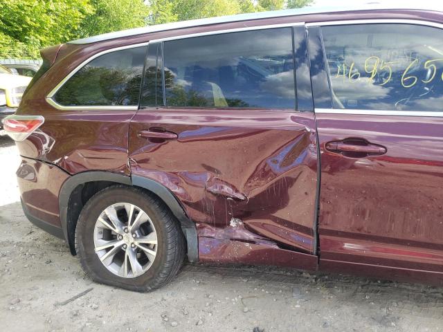 Photo 9 from auction – 2015 TOYOTA HIGHLANDER with VIN 5TDJKRFH9FS131546