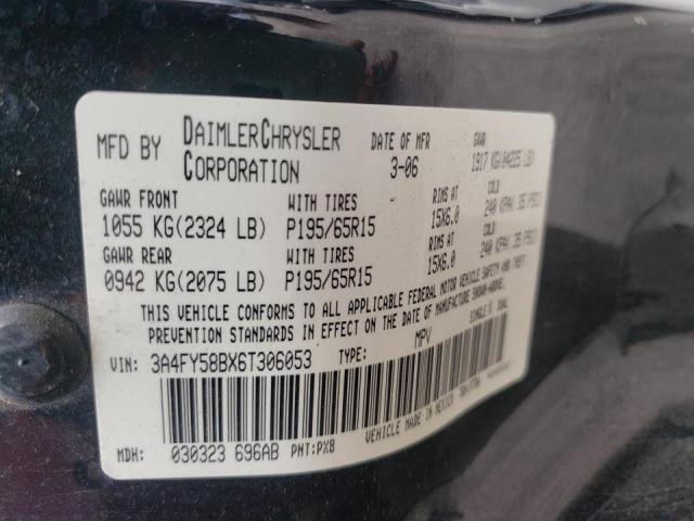 Photo 10 from auction – 2006 CHRYSLER PT CRUISER with VIN 3A4FY58BX6T306053