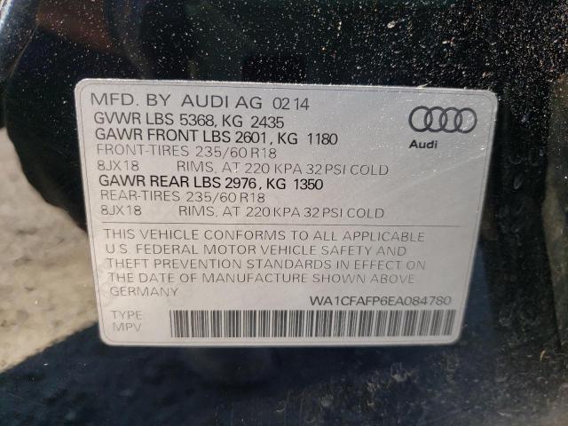 Photo 10 from auction – 2014 AUDI Q5 PREMIUM with VIN WA1CFAFP6EA084780