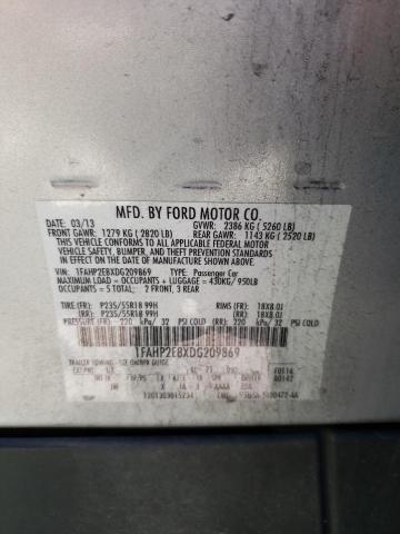 Photo 10 from auction – 2013 FORD TAURUS SEL with VIN 1FAHP2E8XDG209869