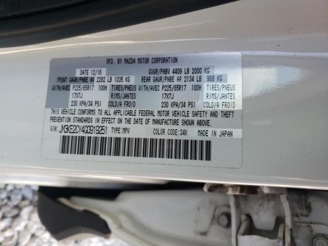 Photo 10 from auction – 2016 MAZDA CX-5 TOURI with VIN JM3KE2CY4G0919251