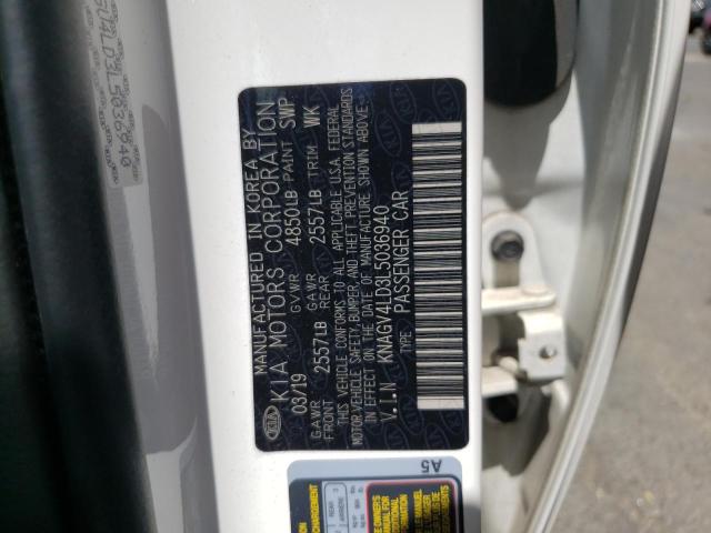 Photo 10 from auction – 2020 KIA OPTIMA PLU with VIN KNAGV4LD3L5036940