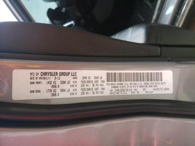 Photo 10 from auction – 2014 DODGE DURANGO LI with VIN 1C4RDJDG9EC301316