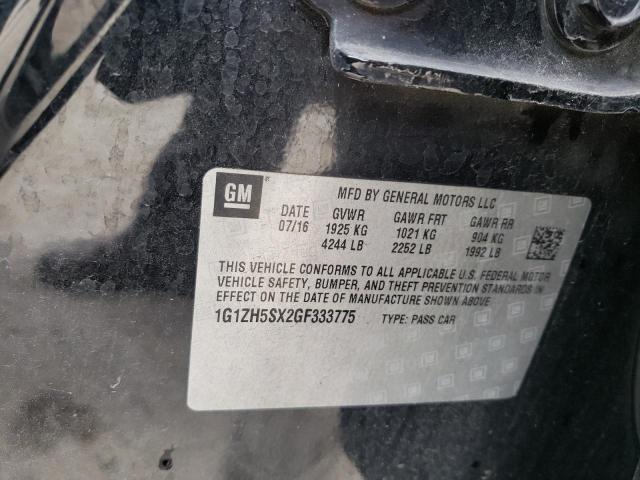 Photo 10 from auction – 2016 CHEVROLET MALIBU PRE with VIN 1G1ZH5SX2GF333775