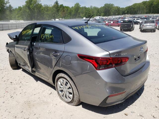 Photo 3 from auction – 2021 HYUNDAI ACCENT SE with VIN 3KPC24A68ME149982
