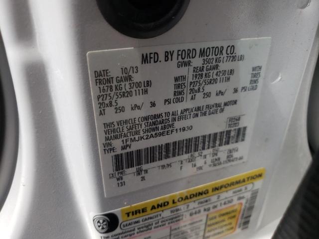 Photo 10 from auction – 2014 FORD EXPEDITION with VIN 1FMJK2A59EEF11930