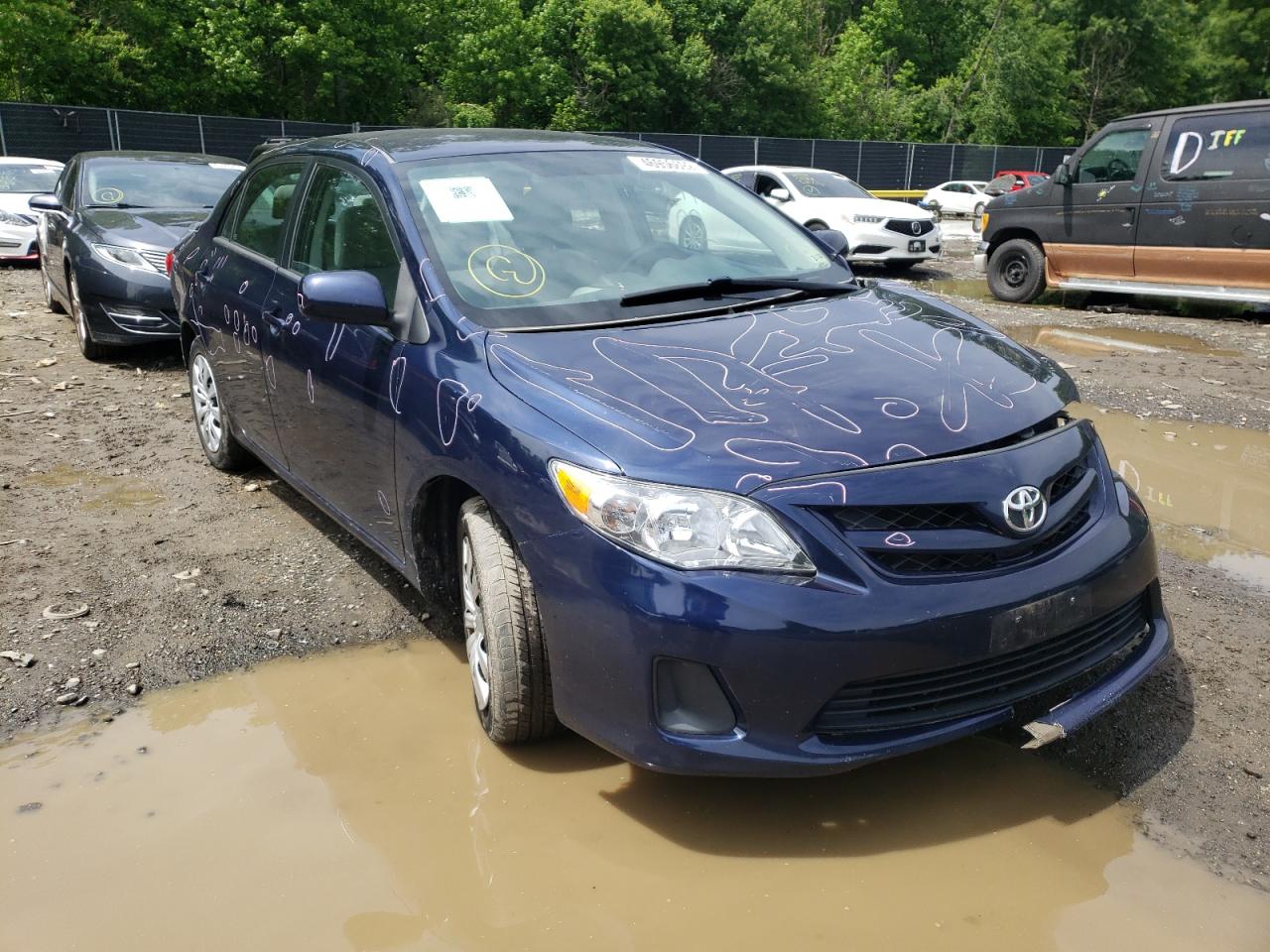 TOYOTA COROLLA BA 2012 with VIN 2T1BU4EE7CC865602 - Photo from auction