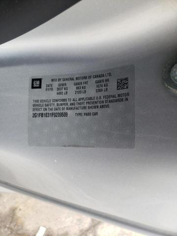 Photo 10 from auction – 2015 CHEVROLET CAMARO LS with VIN 2G1FB1E31F9209509
