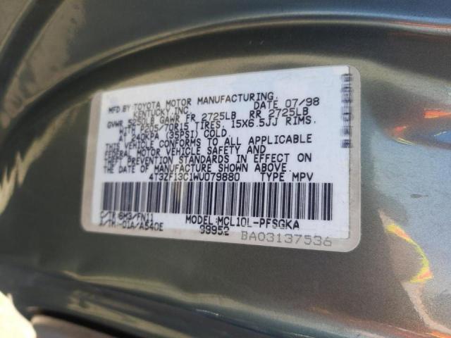 Photo 10 from auction – 1998 TOYOTA SIENNA LE with VIN 4T3ZF13C1WU079880