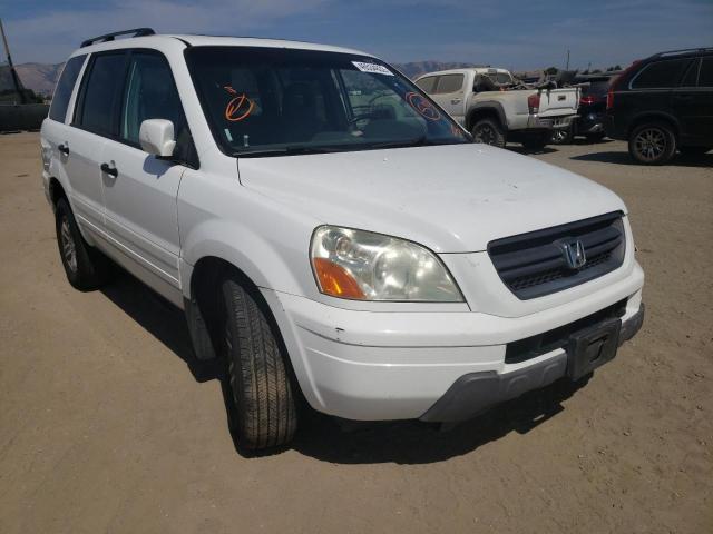 HONDA PILOT EXL 2005 with VIN 2HKYF18615H567912 - Photo from auction