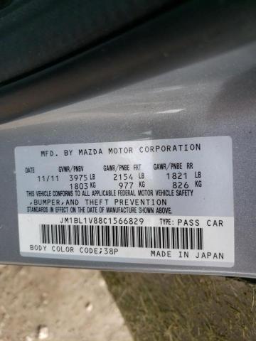 Photo 10 from auction – 2012 MAZDA 3 I with VIN JM1BL1V88C1566829