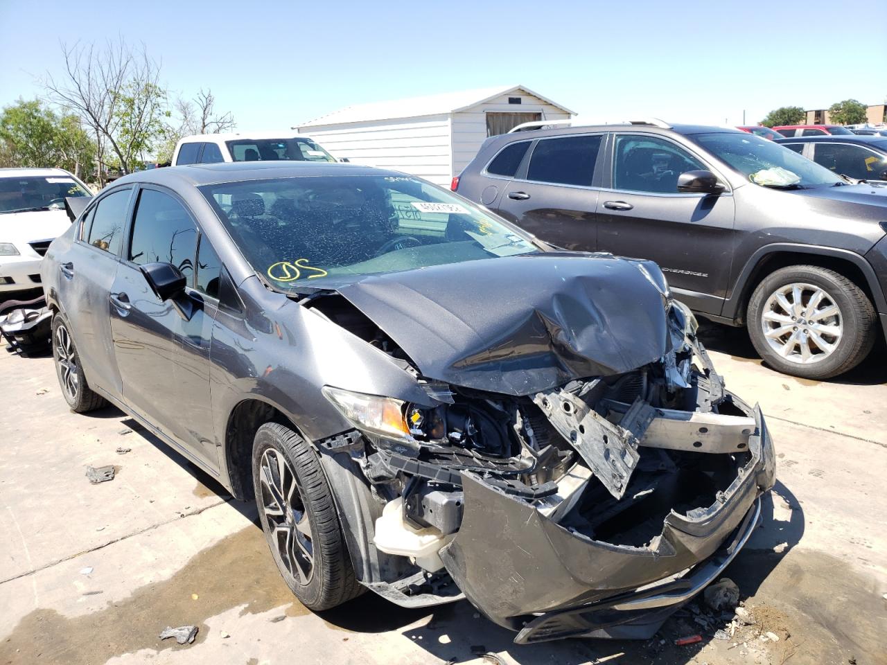 HONDA CIVIC EX 2013 with VIN 19XFB2F84DE071258 - Photo from auction