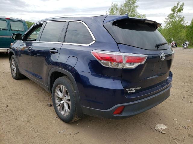 Photo 3 from auction – 2015 TOYOTA HIGHLANDER with VIN 5TDJKRFH2FS192415