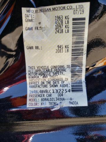 Photo 10 from auction – 2020 NISSAN ALTIMA S with VIN 1N4BL4BV8LC132254