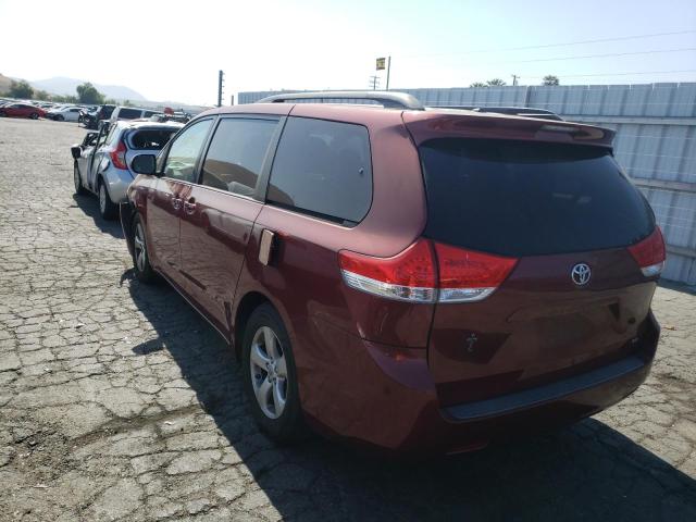 Photo 3 from auction – 2011 TOYOTA SIENNA LE with VIN 5TDKK3DC6BS131149