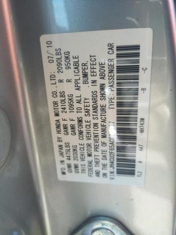 ACURA TSX 2010 with VIN JH4CU2F65AC035737 - Photo from auction