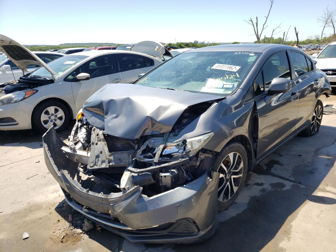 Photo 2 from auction – 2013 HONDA CIVIC EX with VIN 19XFB2F84DE071258